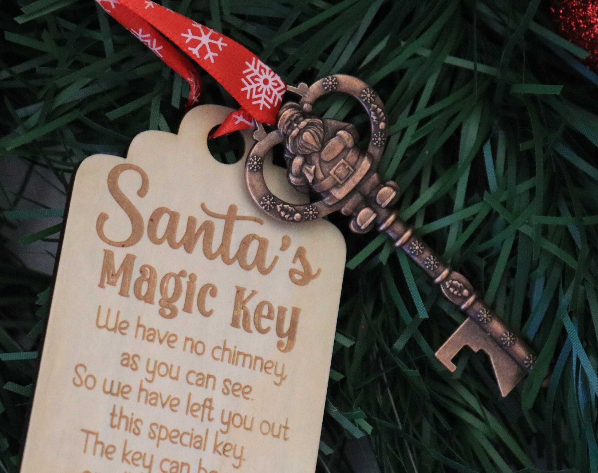 Santa's Magic Key Christmas Ornament