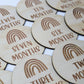 Rainbow Baby Milestone Discs - Engraved Base Set