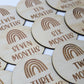 Rainbow Baby Milestone Discs - Engraved Full Set