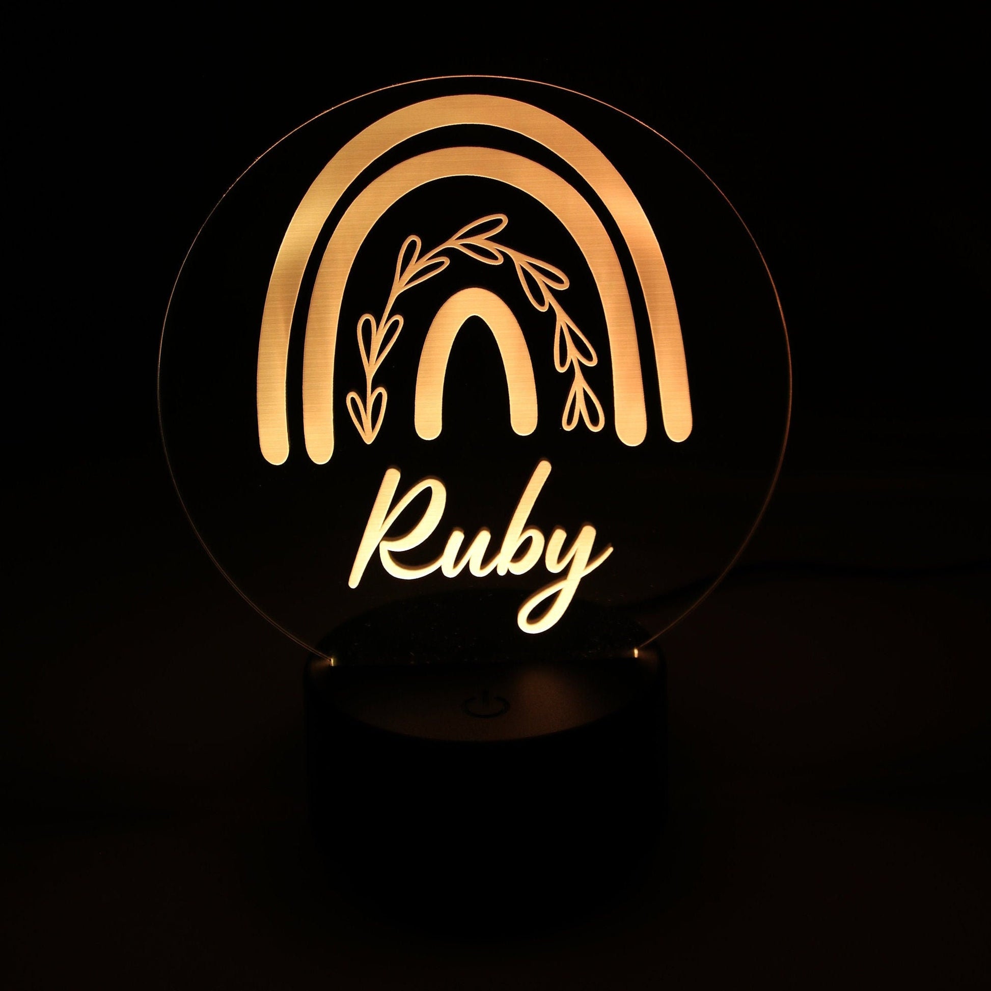 Personalised Night Light - Rainbow