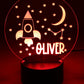 Personalised Night Light - Space