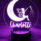 Personalised Night Light - Fairy Moon