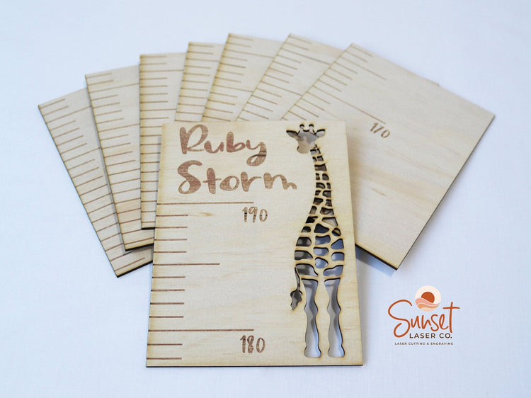 Giraffe Height Chart