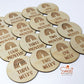 Rainbow Baby Milestone Discs - Engraved Full Set
