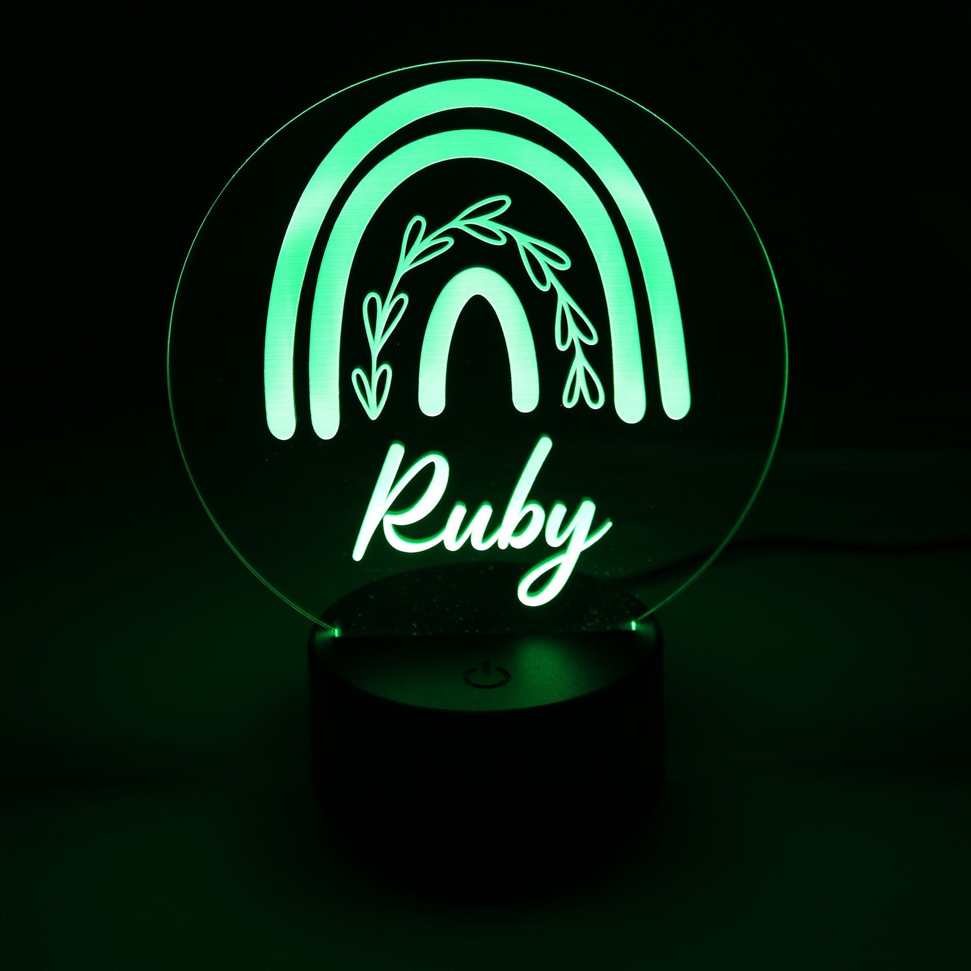 Personalised Night Light - Rainbow