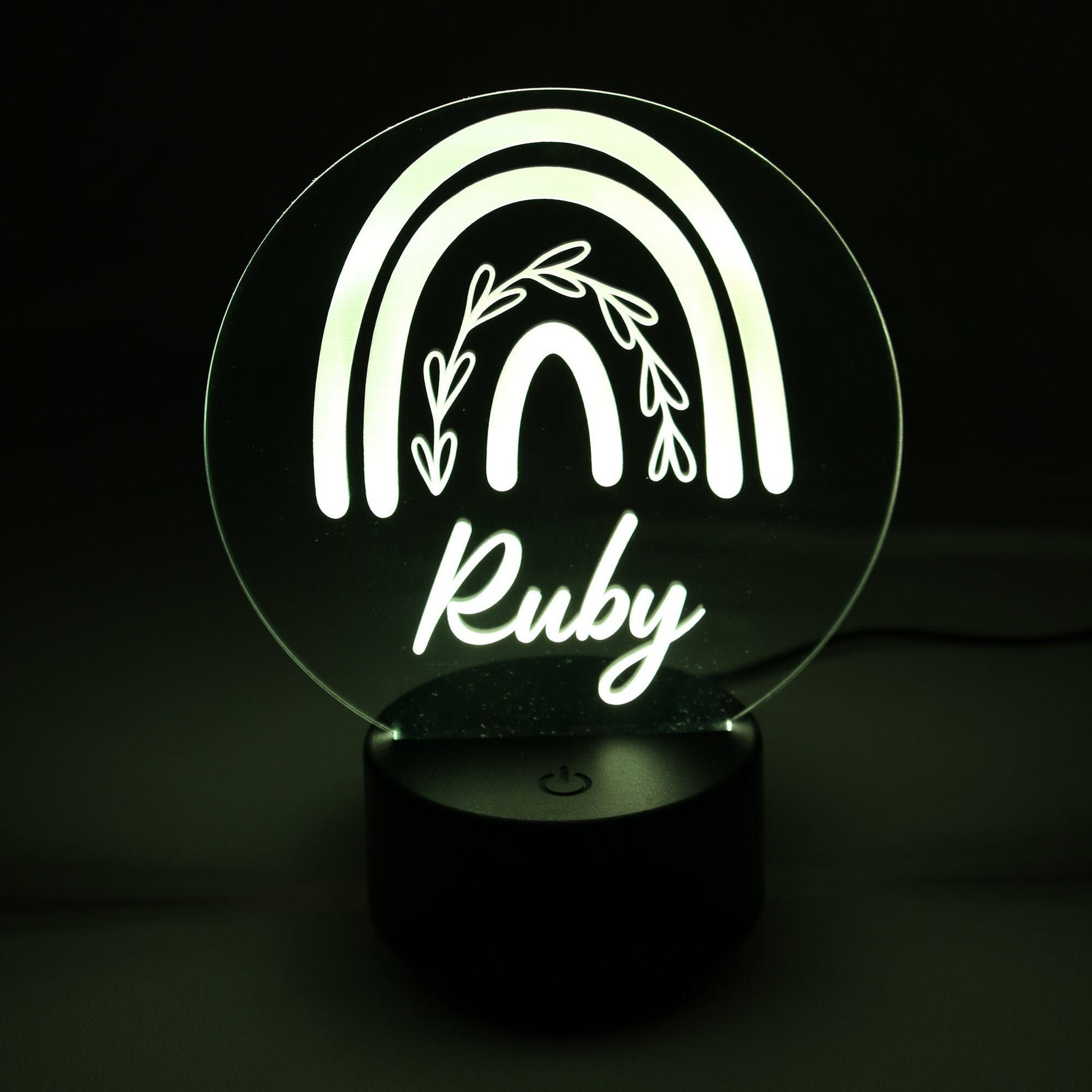 Personalised Night Light - Rainbow