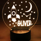 Personalised Night Light - Space