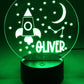 Personalised Night Light - Space