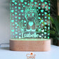 Personalised Night Light - Unicorn Hearts