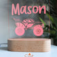 Wooden Personalised Night Light - Monster Truck