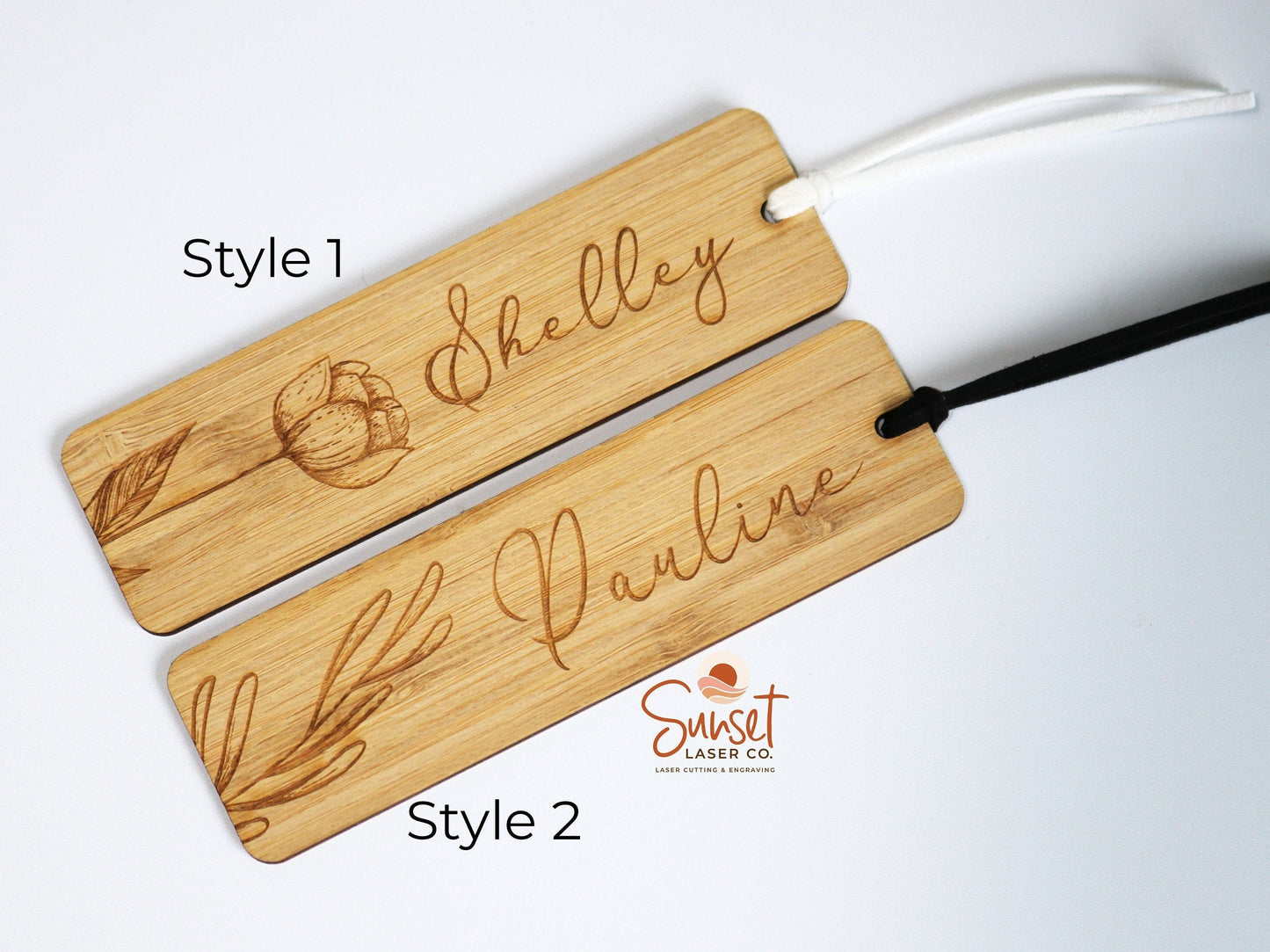 Personalised Bamboo Bookmark