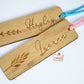 Personalised Bamboo Bookmark