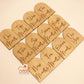 Wooden Arch Script Milestone Discs - Base Set