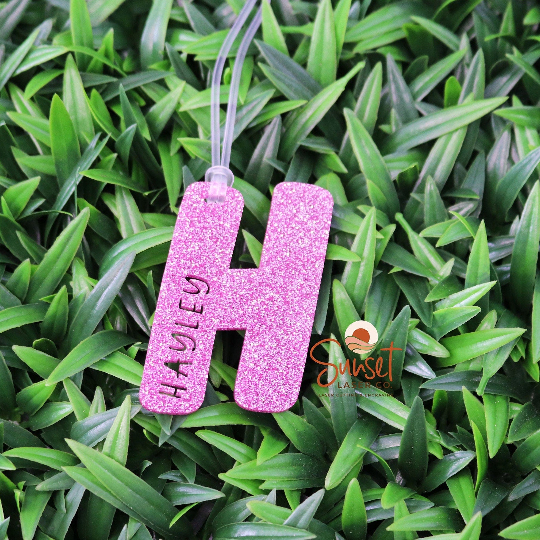 Personalised Bag Tag - Glitter