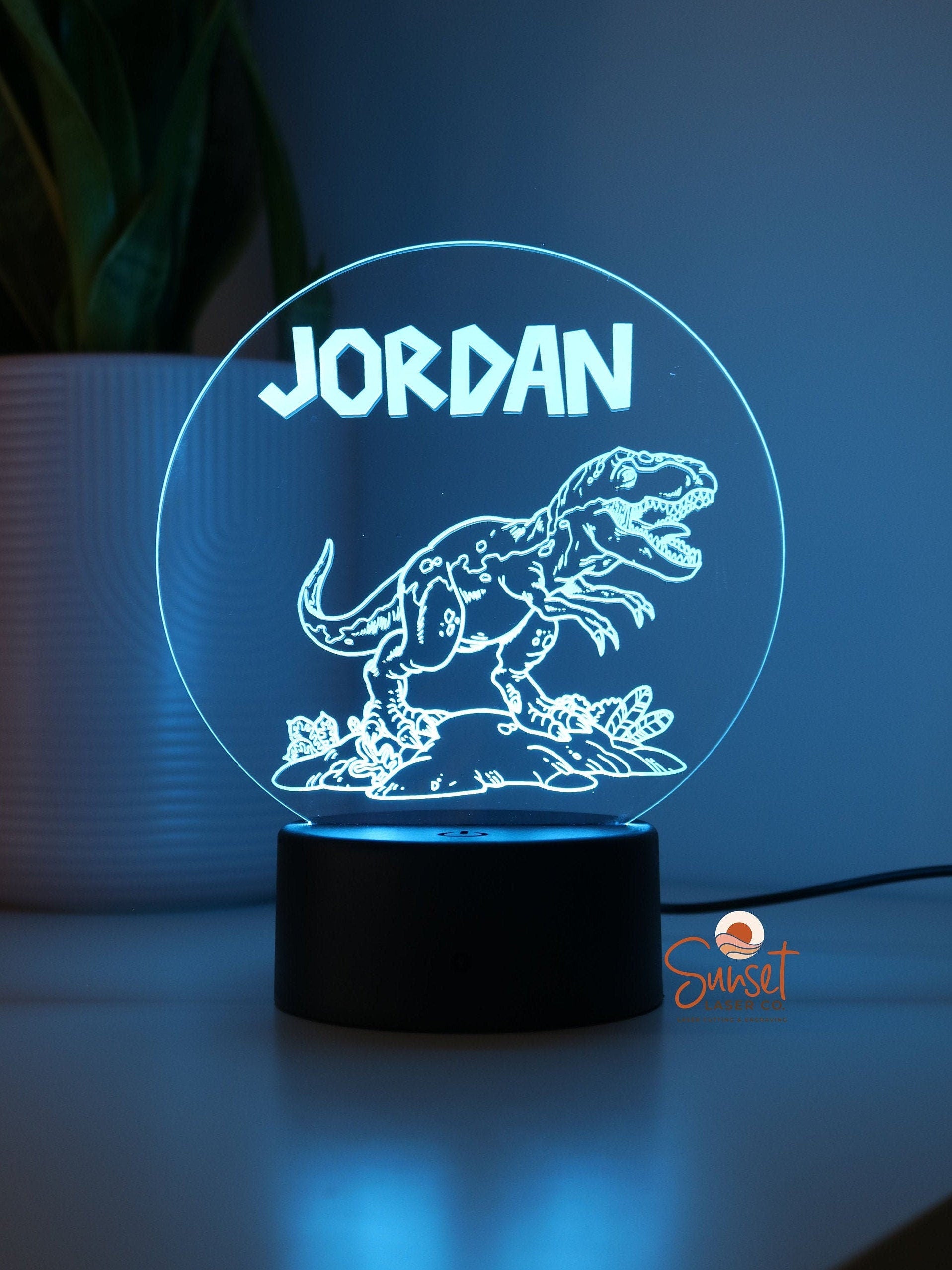 Personalised Night Light - Dinosaur