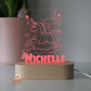 Wooden Personalised Night Light - Unicorn
