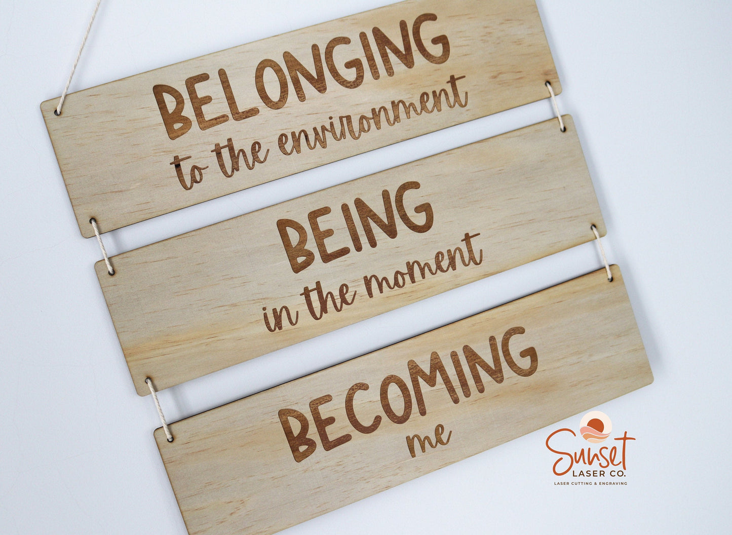 Early Years Learning Sign - Belonging, Being, Becoming