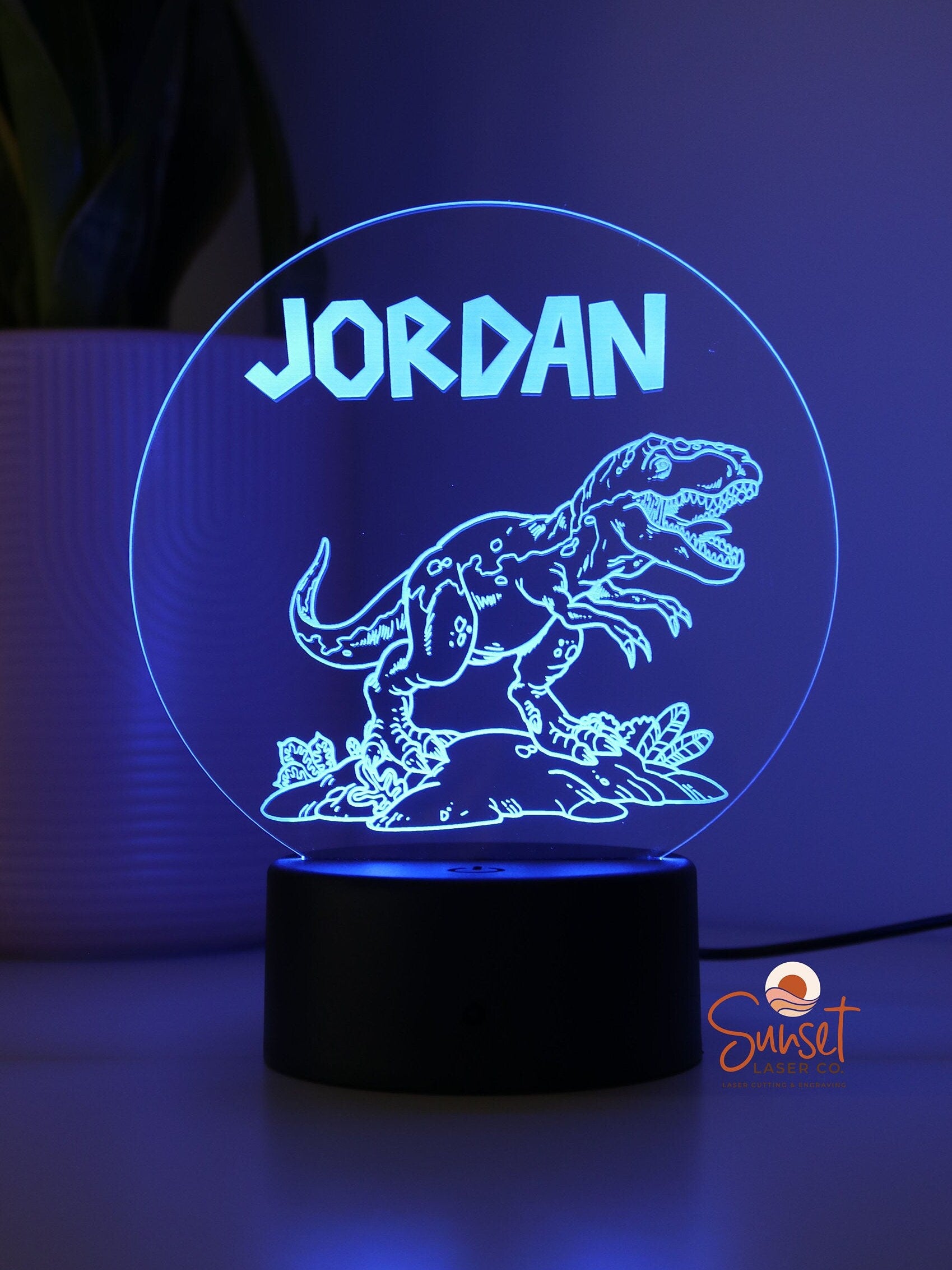 Personalised Night Light - Dinosaur