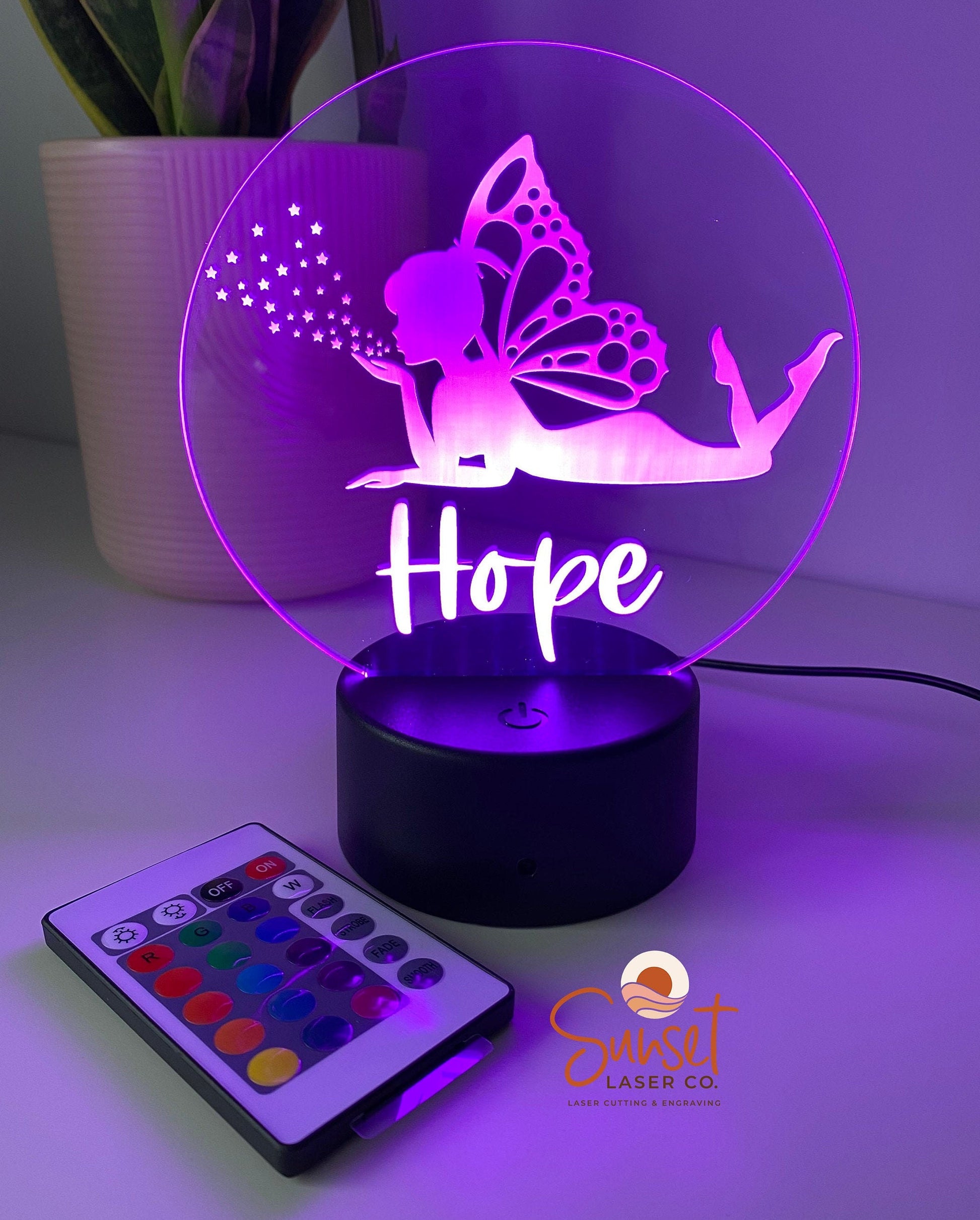 Personalised Night Light - Fairy