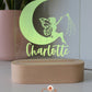 Wooden Personalised Night Light - Fairy Moon