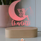 Wooden Personalised Night Light - Fairy Moon