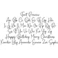 Personalised Wooden Musical Carousel - See Saw