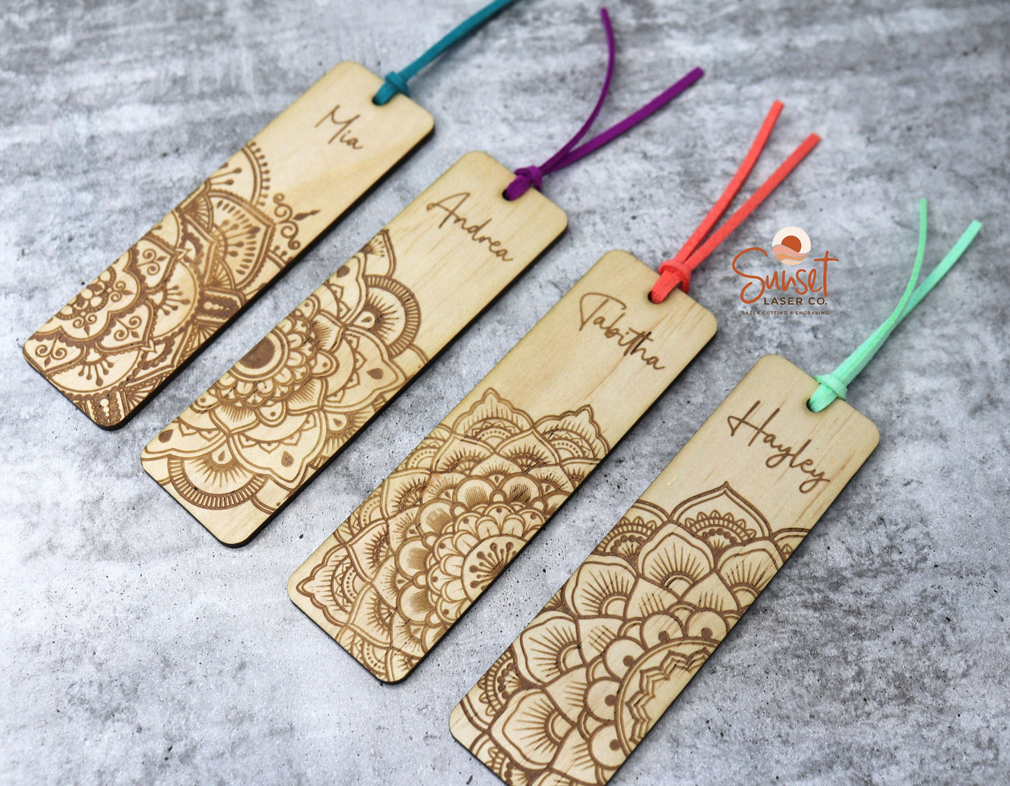 Personalised Mandala Bookmark