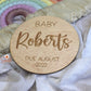 Pregnancy Announcement Plaque - Standard