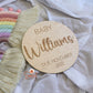 Pregnancy Announcement Plaque - Standard
