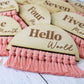 Macrame Baby Milestone Discs - Full Set