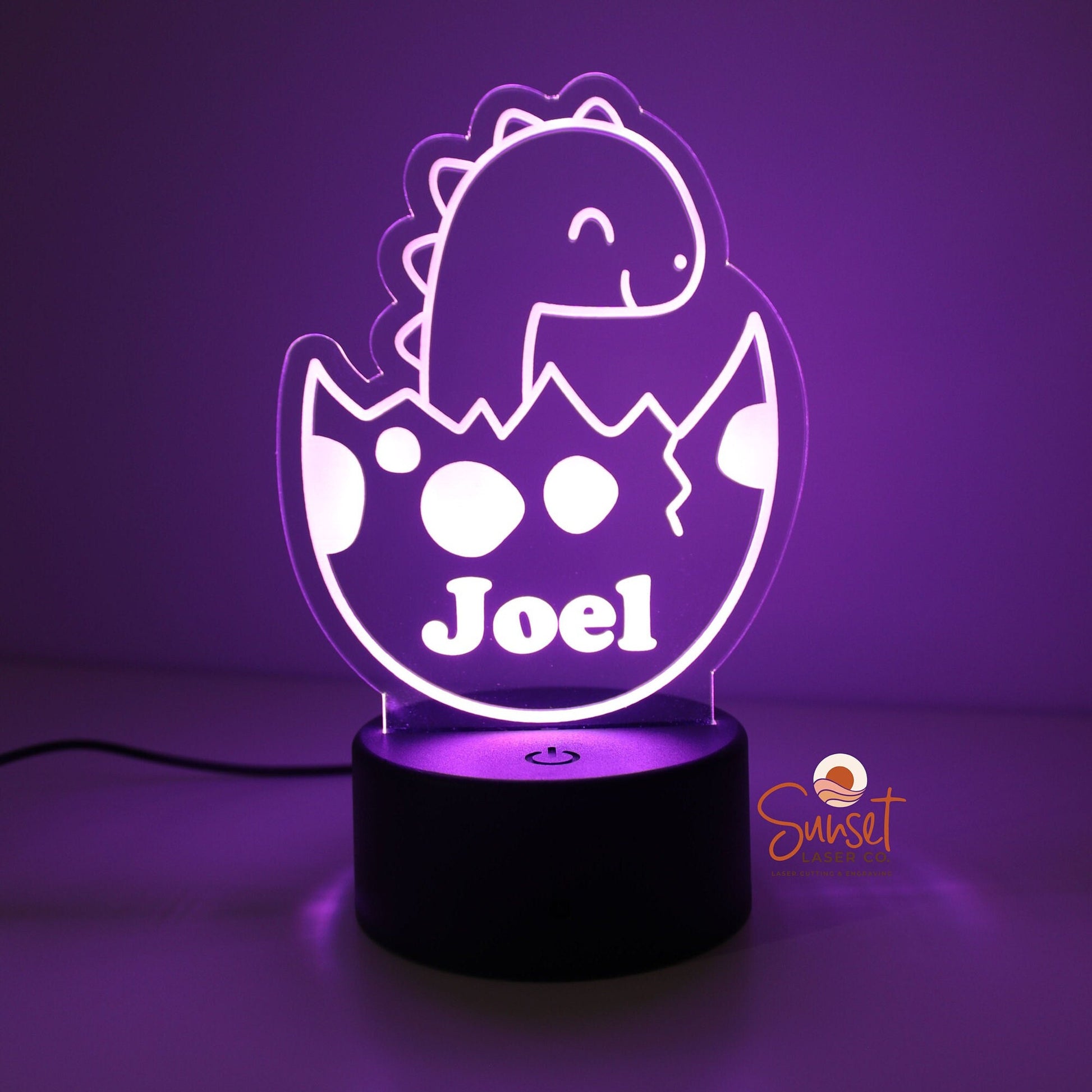 Personalised Night Light - Dinosaur