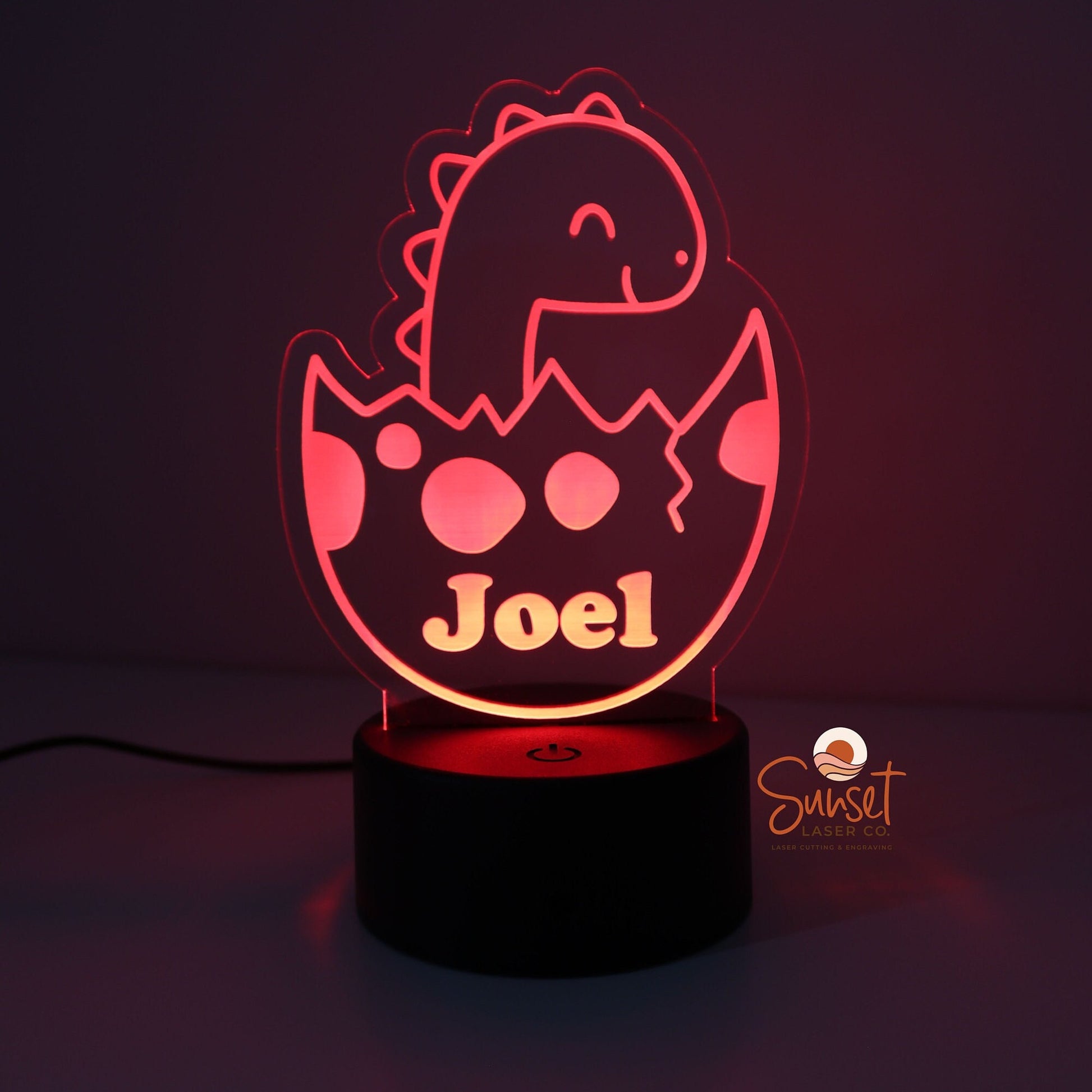 Personalised Night Light - Dinosaur