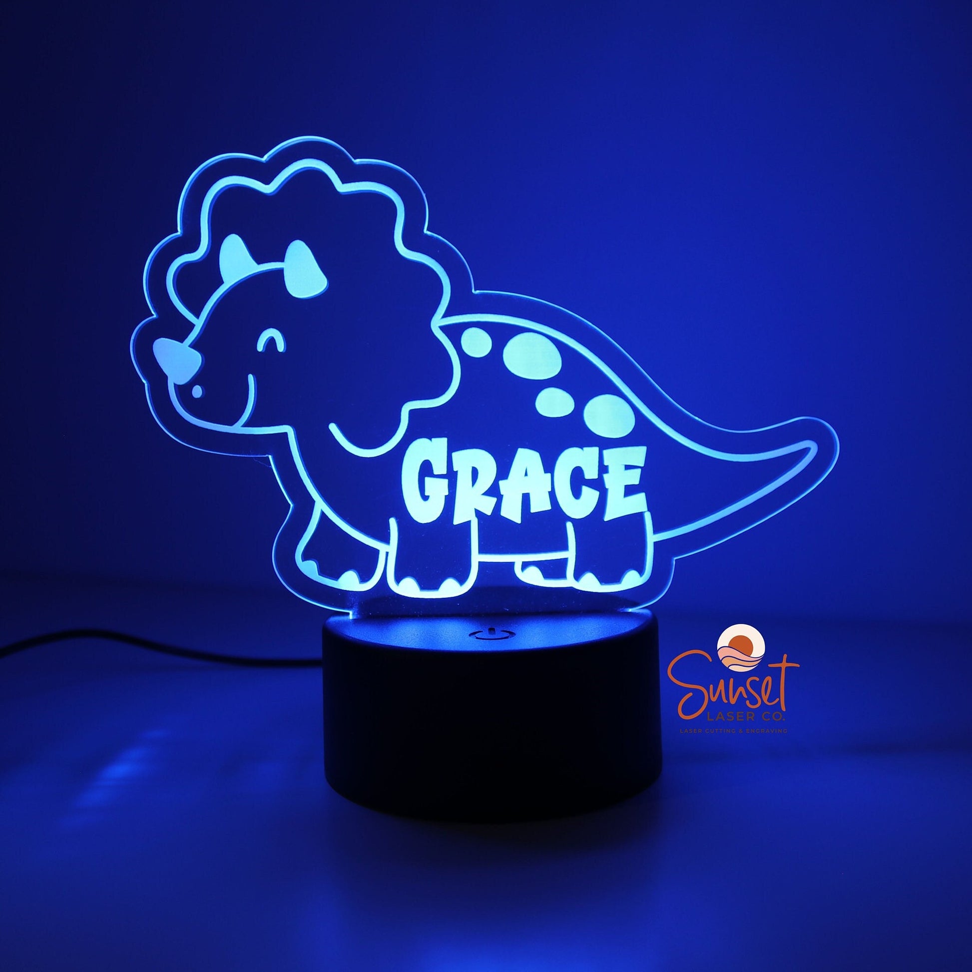 Personalised Night Light - Dinosaur