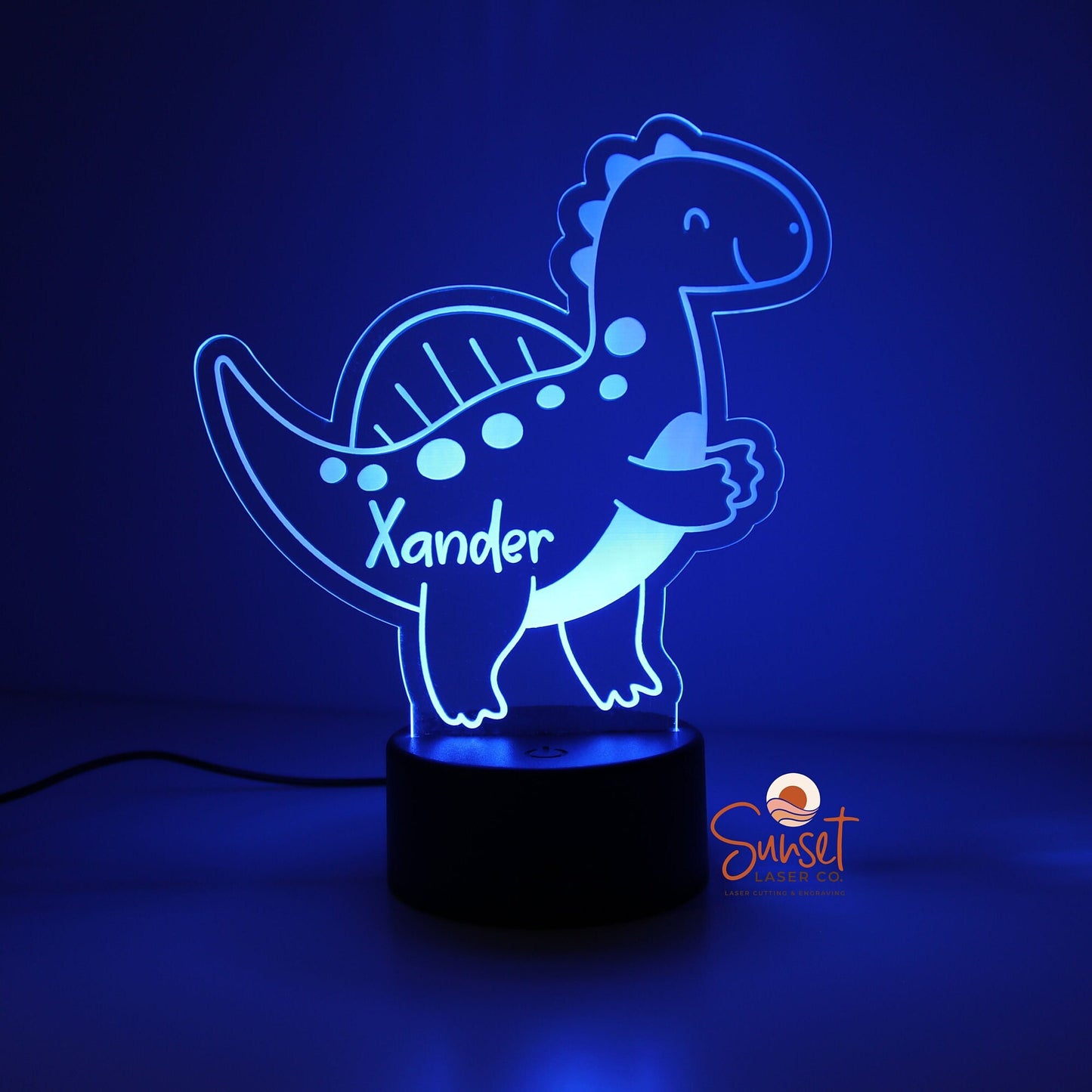 Personalised Night Light - Dinosaur