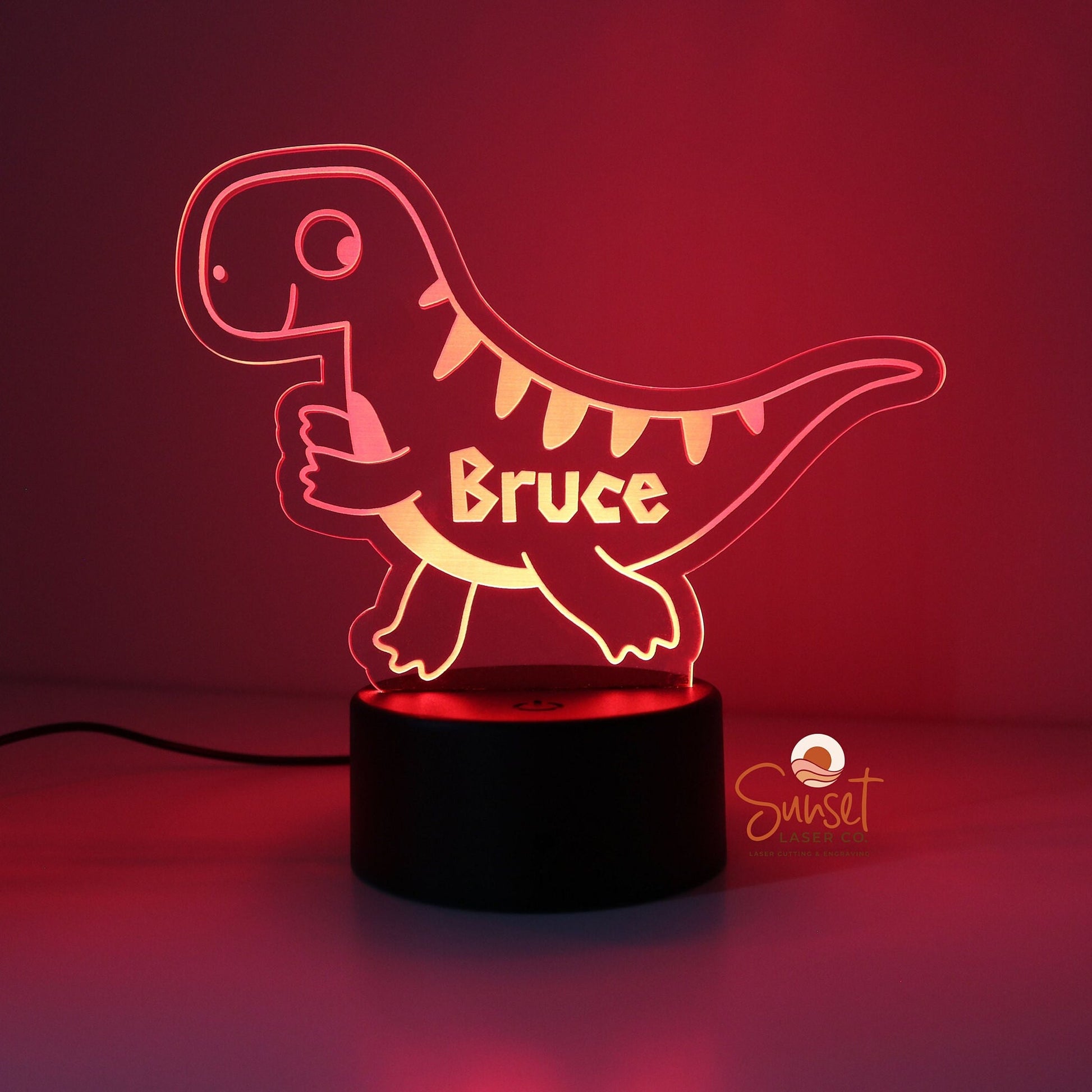 Personalised Night Light - Dinosaur