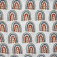 100% Cotton Baby Swaddle Wrap - Boho Rainbow