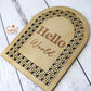 Wooden Rattan Baby Milestone Discs - Base Set