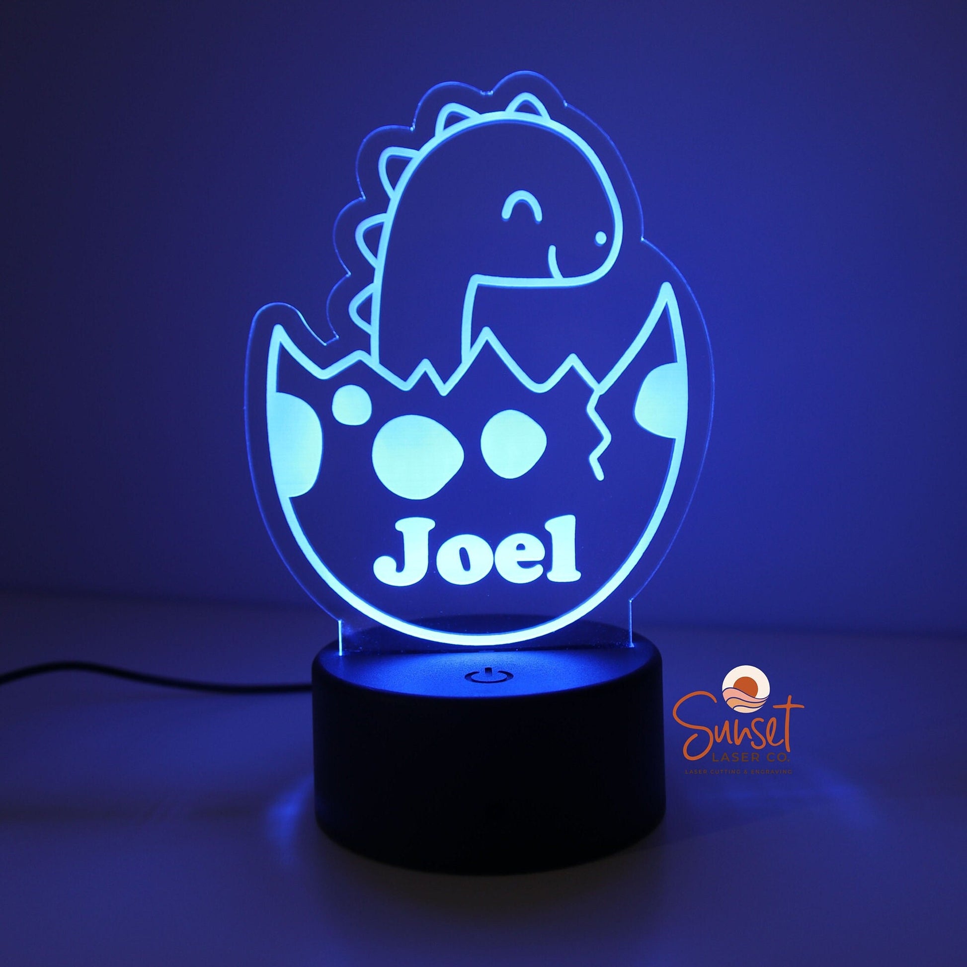 Personalised Night Light - Dinosaur