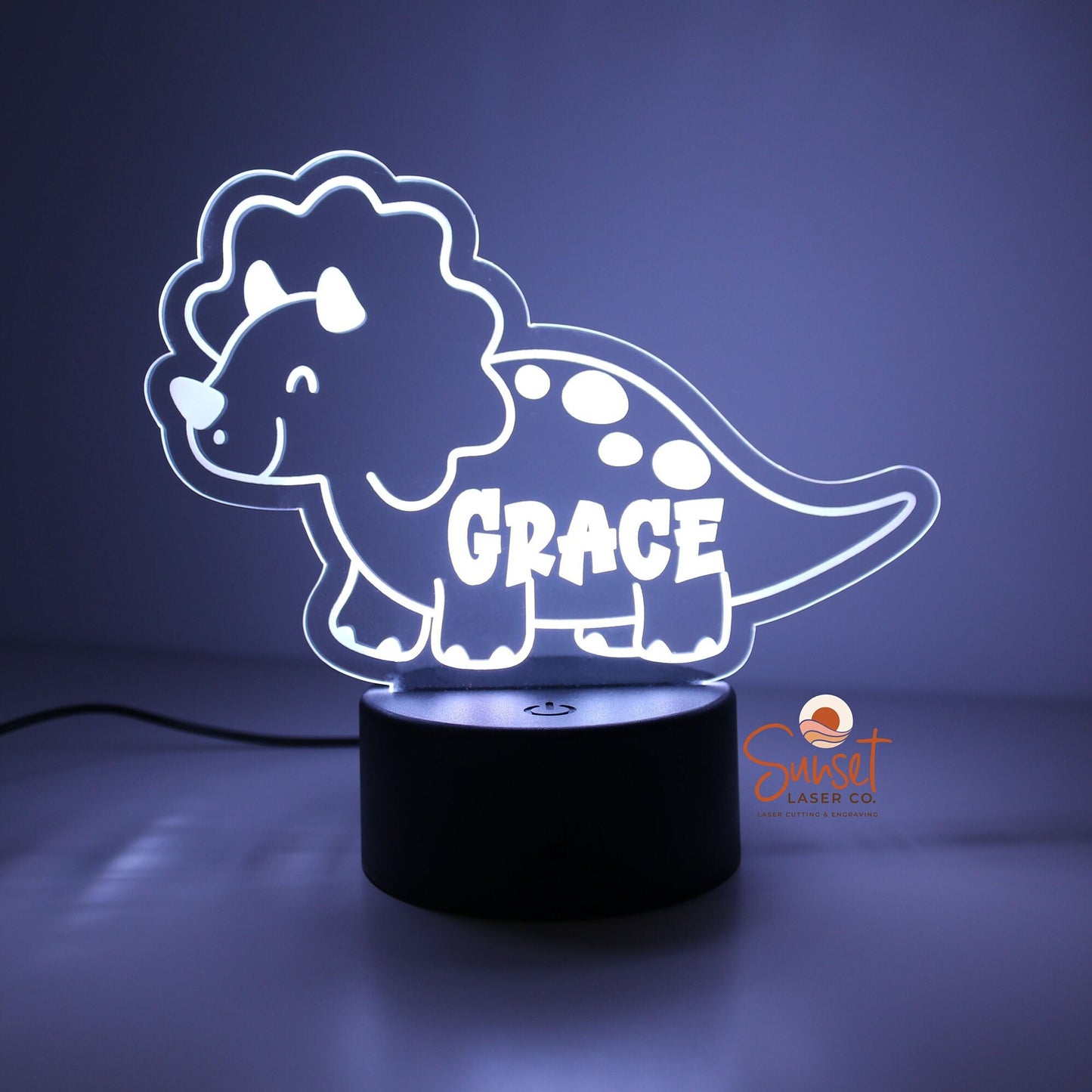 Personalised Night Light - Dinosaur