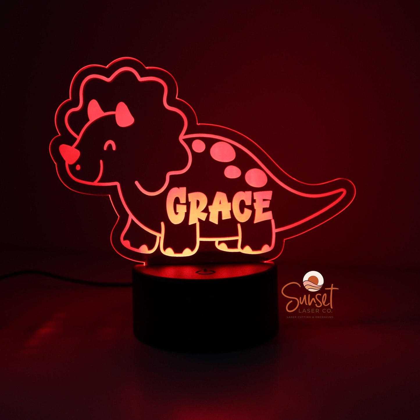 Personalised Night Light - Dinosaur