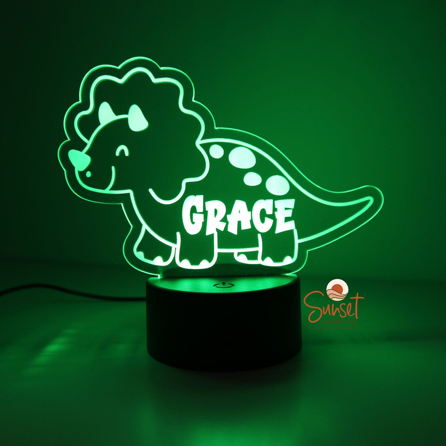 Personalised Night Light - Dinosaur