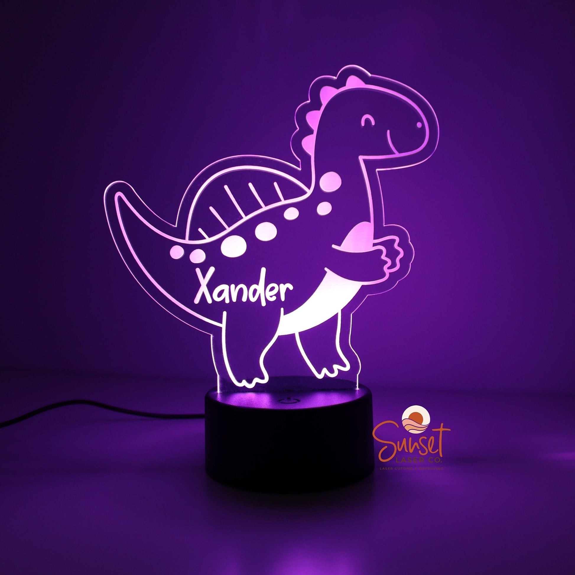 Personalised Night Light - Dinosaur