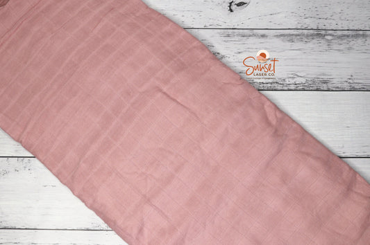 Pink Bamboo Cotton Baby Wrap