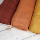 Mustard Bamboo Cotton Muslin Wrap