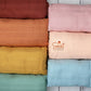 Orange Bamboo Cotton Baby Muslin Wrap