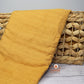 Mustard Bamboo Cotton Muslin Wrap