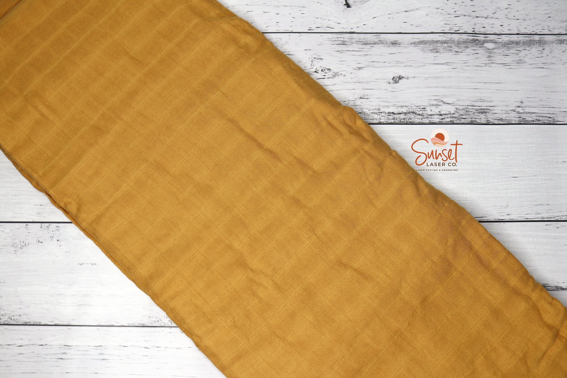 Mustard Bamboo Cotton Muslin Wrap