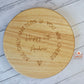Personalised Wooden Cheese Board & Knife Set