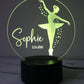 Personalised bedroom night light for girls


