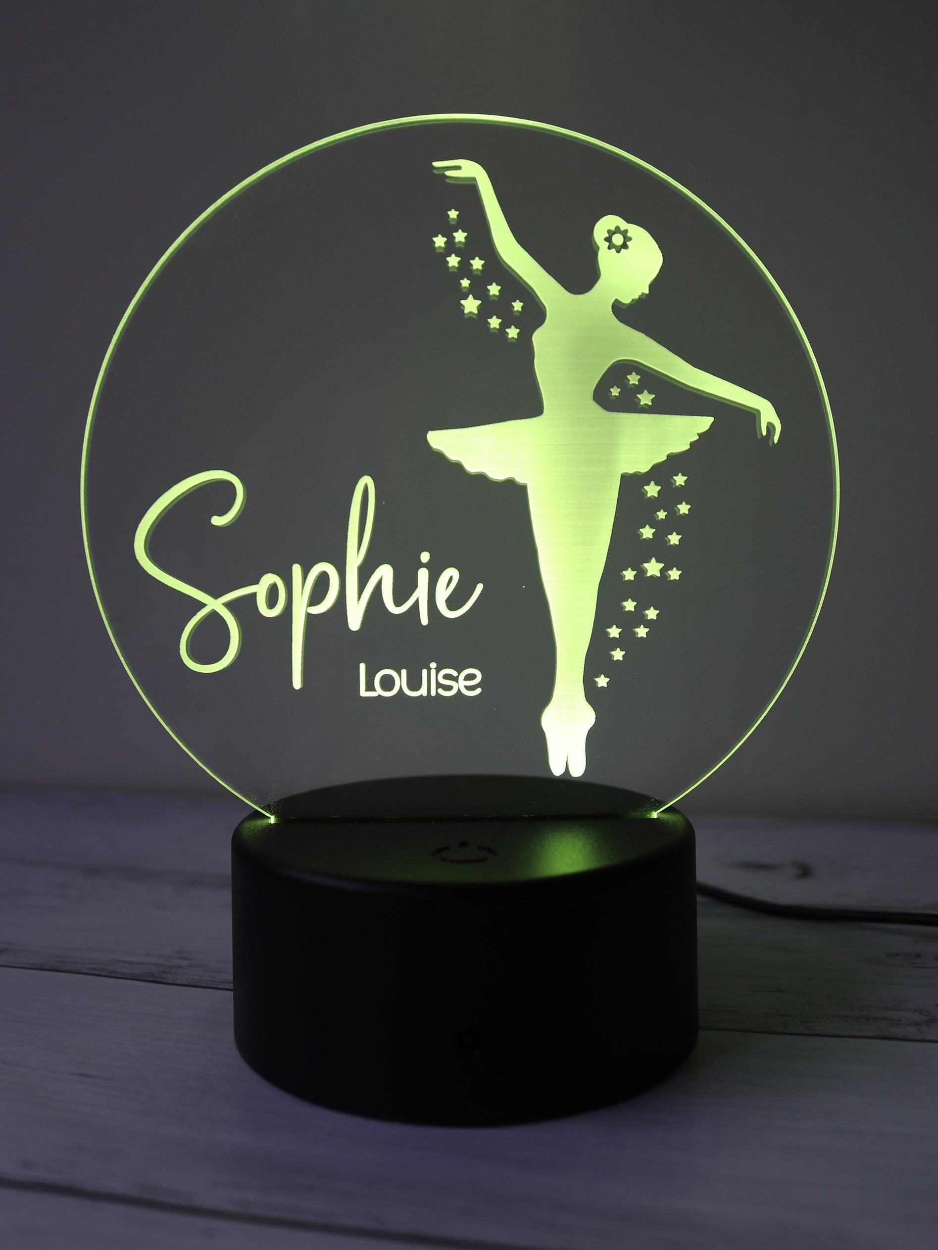 Personalised Night Light - Ballerina